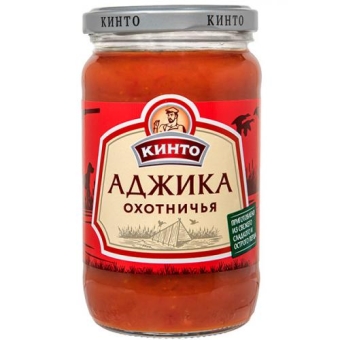 Соус томатный Кинто Аджика охотничья, Дарсил, 360 г