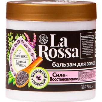 Бальзам La Rossa Ангелика и семена чиа для волос, Ренессанс Косметик, 500 мл