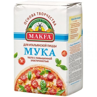 Мука Makfa для итальянской пиццы, Макфа, 1 кг