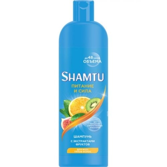 Шампунь Shamtu Питание и сила для всех типов волос, Лаб Индастриз, 500 мл