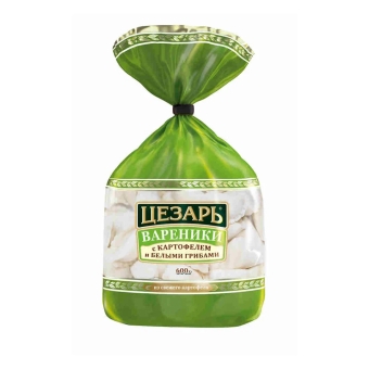 Вареники «Цезарь» с Картофелем и белыми грибами, Морозко, 600 г