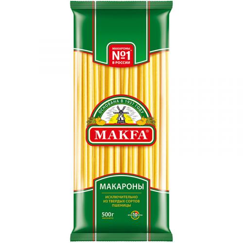Макаронные изделия Makfa длинные, Макфа, 500 г