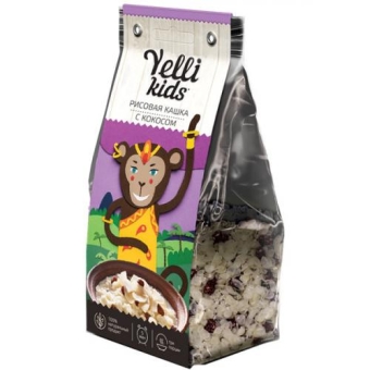 Кашка рисовая Yelli kids с кокосом, Ярмарка, 100 г