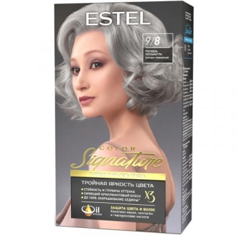 Крем-гель краска стойкая Estel Color Signature для волос, 9/8 роскошь перламутра, Эстель, 150 мл