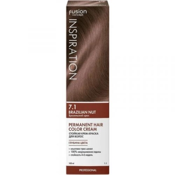 Краска для волос Concept Fusion 7.1 Brazilian Nut Бразильский орех, Concept, 100 мл