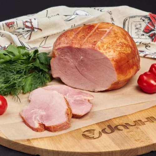 Ветчина вареная «по-Царски» вес.(вак/уп), Ломоносовский МК, 300 г