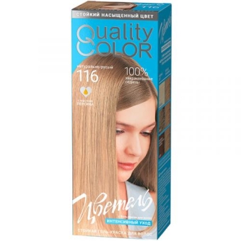 Гель-краска стойкая Цветель для волос, 116 натурально-русый, ЭСТЕЛЬ, 115 мл