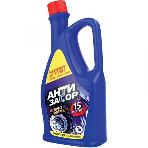 Средство жидкое Антизасор для удаления засоров в трубах, НХК, 1000 мл