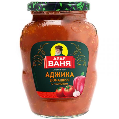 Аджика Дядя Ваня домашняя с чесноком, Дядя Ваня Трейдинг, 370 г
