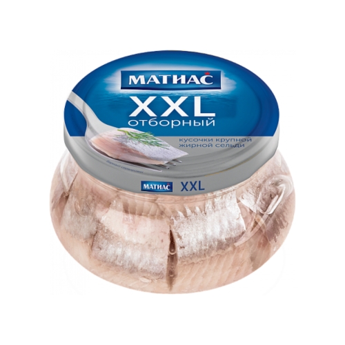 Сельдь «Матиас» филе в масле XXL отборная, Санта Бремор, 260 г