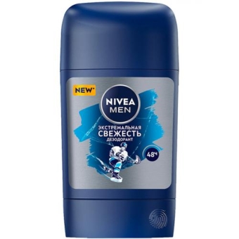 Антиперспирант-стик Nivea Men Экстремальная свежесть, Beiersdorf, 50 мл