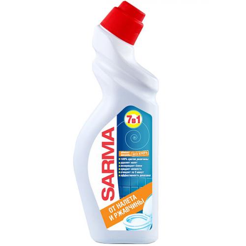 Средство чистящее Sarma От налета и ржавчины для сантехники, Невская Косметика, 750 мл