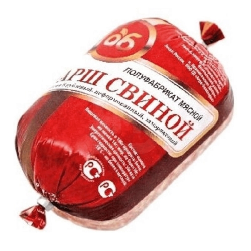 Фарш Свиной (замороженный батон), МПЗ «Агро-Белогорье», 500 г