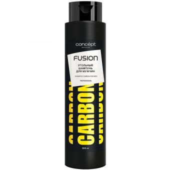 Шампунь угольный Concept Fusion For Men Carbon, CONCEPT, 500 мл