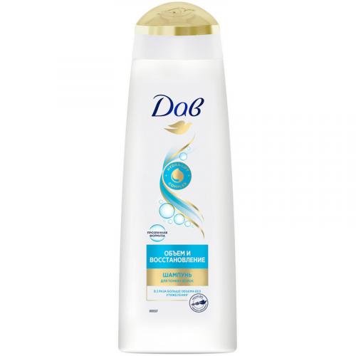 Шампунь Дав Объем и восстановление для тонких волос, Unilever HPC, 250 мл