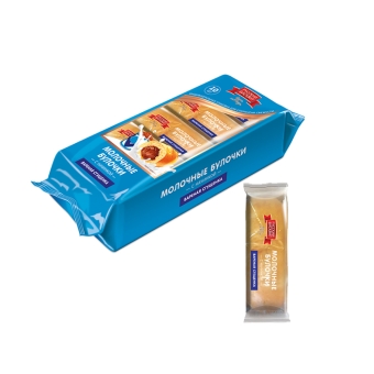 Булочки молочные «Русский бисквит» вареная сгущенка, Россия, 350 г