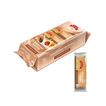 Булочки молочные «Русский бисквит» с шоколадным вкусом, Россия, 350 г