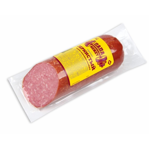 Сервелат Зернистый варено-копченый «Папа Может», Останкино, 350 г