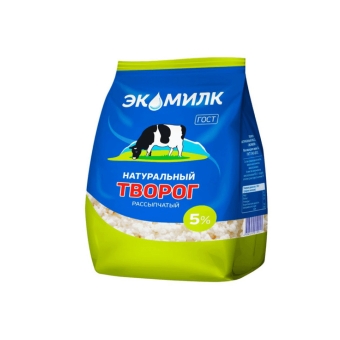 Творог Экомилк 5%, Озерецкий МК, 350 г