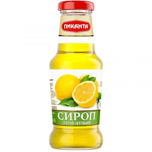 Сироп Пиканта лимонный, Пиканта, 300 г