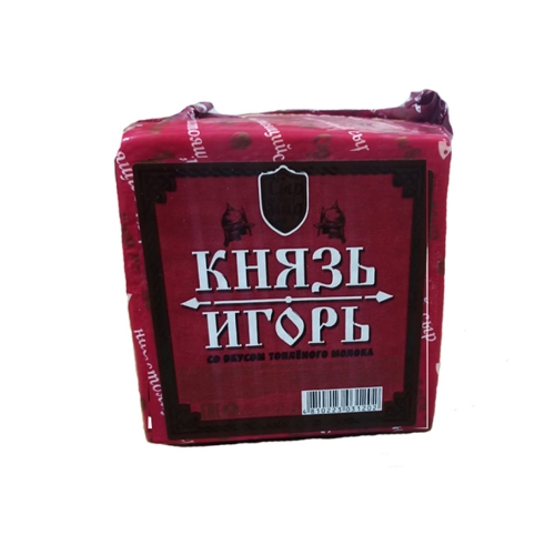 Князь Игорь сыр 45% со вкусом топленого молоко (куб), Бабушкина крынка, 200 г, 400 г