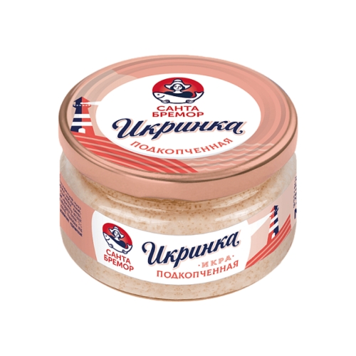 Икра Деликатесная «Икринка» подкопченная, Санта Бремор, 160 г