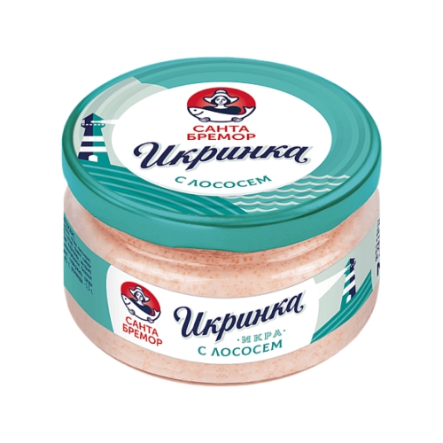 Икра Деликатесная «Икринка» с копченым лососем, Санта Бремор, 160 г