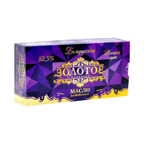 Масло раст/сливочный «Золотое качество» 82,5%, Россия, 500 г