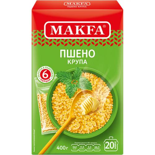 Крупа Makfa пшено шлифованное, Макфа,