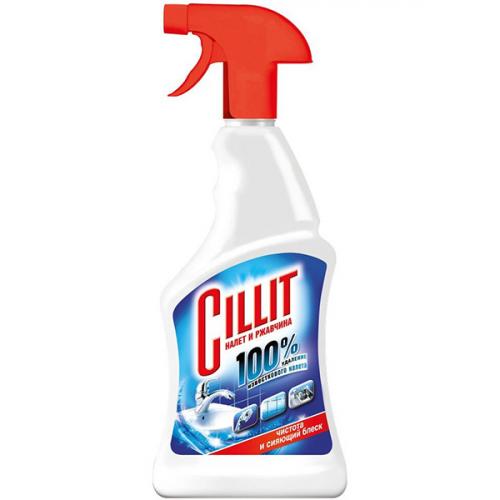 Средство чистящее Cillit для удаления известкового налета и ржавчины, спрей, Reckitt Benckiser (HyHo), 450 мл