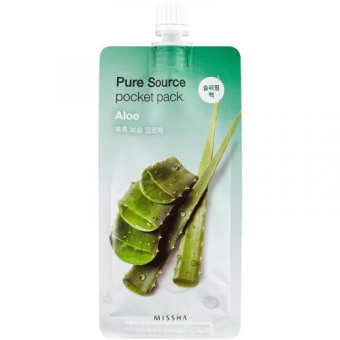 Маска Missha кремовая ночная с экстрактом алоэ, Градиент, 10 мл