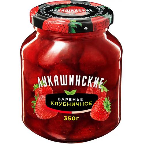 Варенье Лукашинские клубничное, Форвард, 350 г