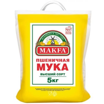 Мука Makfa пшеничная высшего сорта, Макфа,