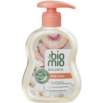 Мыло жидкое BioMio натуральное с маслом персика для рук, SPLAT, 300 мл