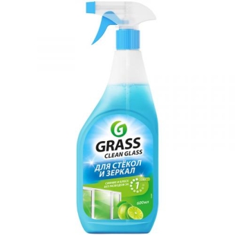 Средство чистящее Grass Clean Glass Голубая лагуна для стекол и зеркал, Грасс, 600 мл