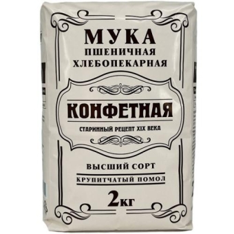 Мука пшеничная Добродея Конфетная хлебопекарная, высший сорт, Добродея, 2 кг