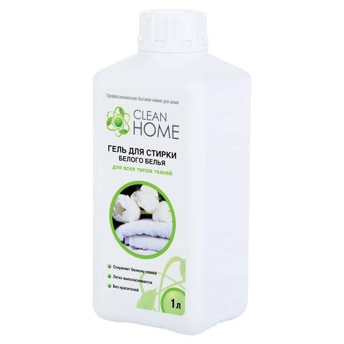 Гель для стирки белого белья Clean Home, Химрос, 1000 мл