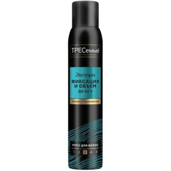Мусс для волос Тресемме Экстрафиксация и объем, Unilever HPC, 200 мл