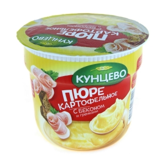 Картофельное пюре «Кунцево» с Беконом и Гренками, Россия, 40 г