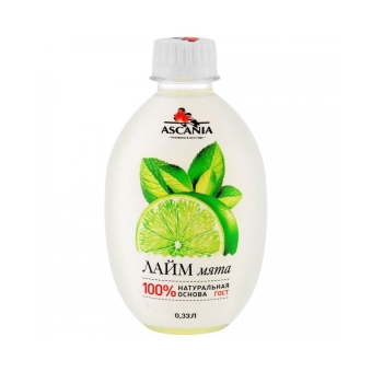 Лимонад «Аскания» Лайм/Мята, Аскания, Россия, 0,33 л
