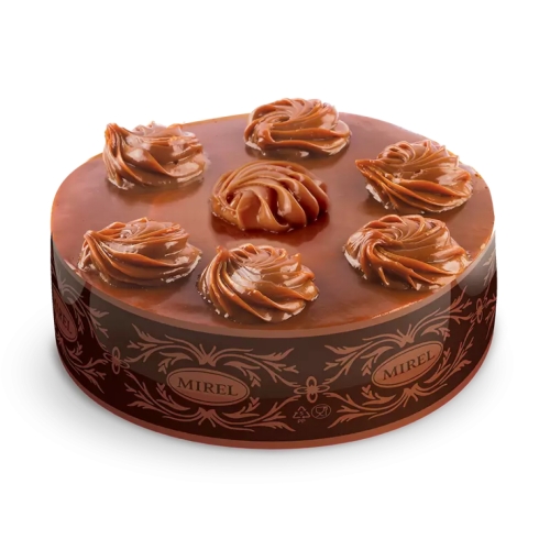 Торт (замор) Карамельный на сгущенке, Мирэль, 700 г