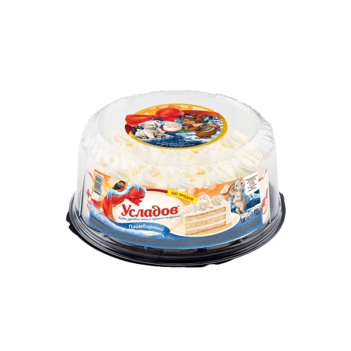 Торт (замор) Пломбирный, Усладов, 750 г