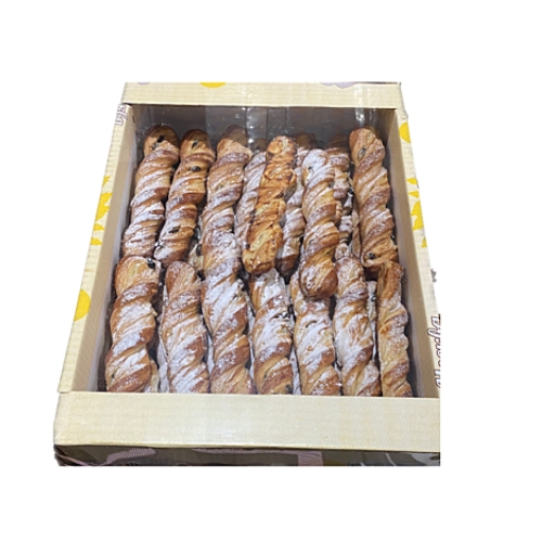 Печенье слоеное «Ажурная коса» ванильное, РУЗИ, 0,5 кг