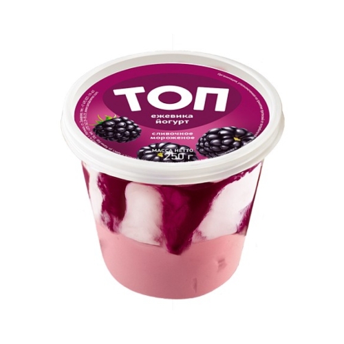 Мороженое «Биг Топ» ежевика/йогурт, Санта Бремор, 250 г