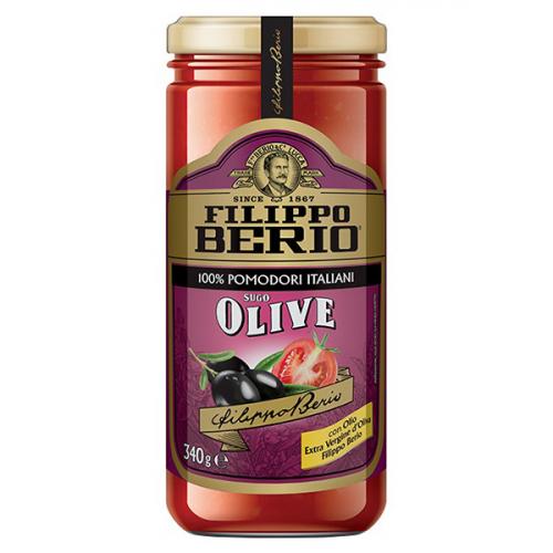 Соус томатный Filippo Berio с оливками, Filippo Berio, 340 г