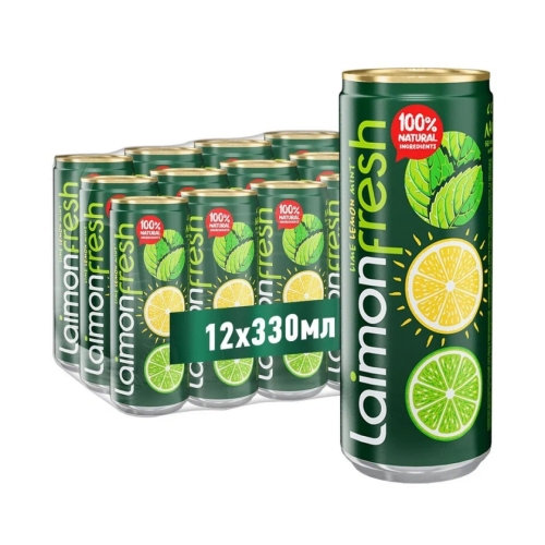 Напиток газированный «Лаймон Фрэш» Гост, г. Тверь, 0,33 л