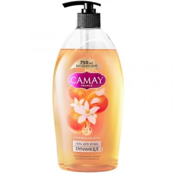 Гель для душа Camay Dynamique Динамик, Unilever HPC, 750 мл