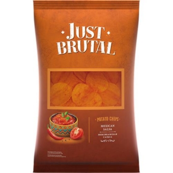 Чипсы картофельные Just Brutal со вкусом мексиканской сальсы, ОНЕГА, 85 г