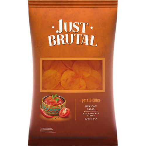 Чипсы картофельные Just Brutal со вкусом мексиканской сальсы, ОНЕГА, 85 г