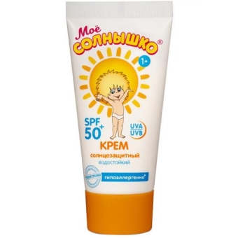 Крем детский Мое Солнышко солнцезащитный SPF50+, Аванта-Сувенир, 55 мл